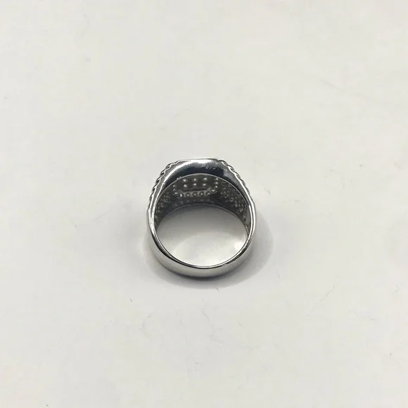 925 Sterling Silver 2.50CT MOISSANITE Men's Ring size 10 or 11 - Picture 6 of 15